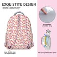 thumbnail image 5 of Lightweight Small Backpack with Kawaii Strawberry Design, Red Berry Fruit Style Daypack for Summer School, Work, or Travel Use, 5 of 6