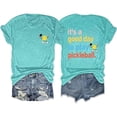 thumbnail image 3 of Trendfront Womens Pickleball Graphic T Shirts Crewneck Short Sleeve Its A Good Day To Pickleball Front Back Print Casual Loose Fit Tee Tops, 3 of 3
