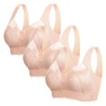thumbnail image 1 of Women Comfort Lightweight Wireless Bras Correcting Bra For Seniors Plus Size Full Coverage Soft Everyday Bra, 1 of 3
