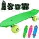 thumbnail image 1 of MOVTOTOP - Kit de monopatín para niños completo, monopatín de descenso, longboard con equipos de protección para niños, niñas, niños, principiantes (verde), 1 of 7