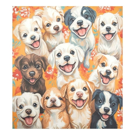 

Dishwasher Magnetic Sticker 23x26 Inch Refrigerator Magnetic Sticker Washing Machine Magnetic Sticker Kitchen Panel Magnetic Sticker Home Decor Pretty Colored Puppy