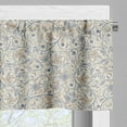 thumbnail image 5 of Ambesonne Vintage Valance & Curtain, Eastern Oriental Scroll, 55"x24", Slate Blue Beige Tan, 5 of 7