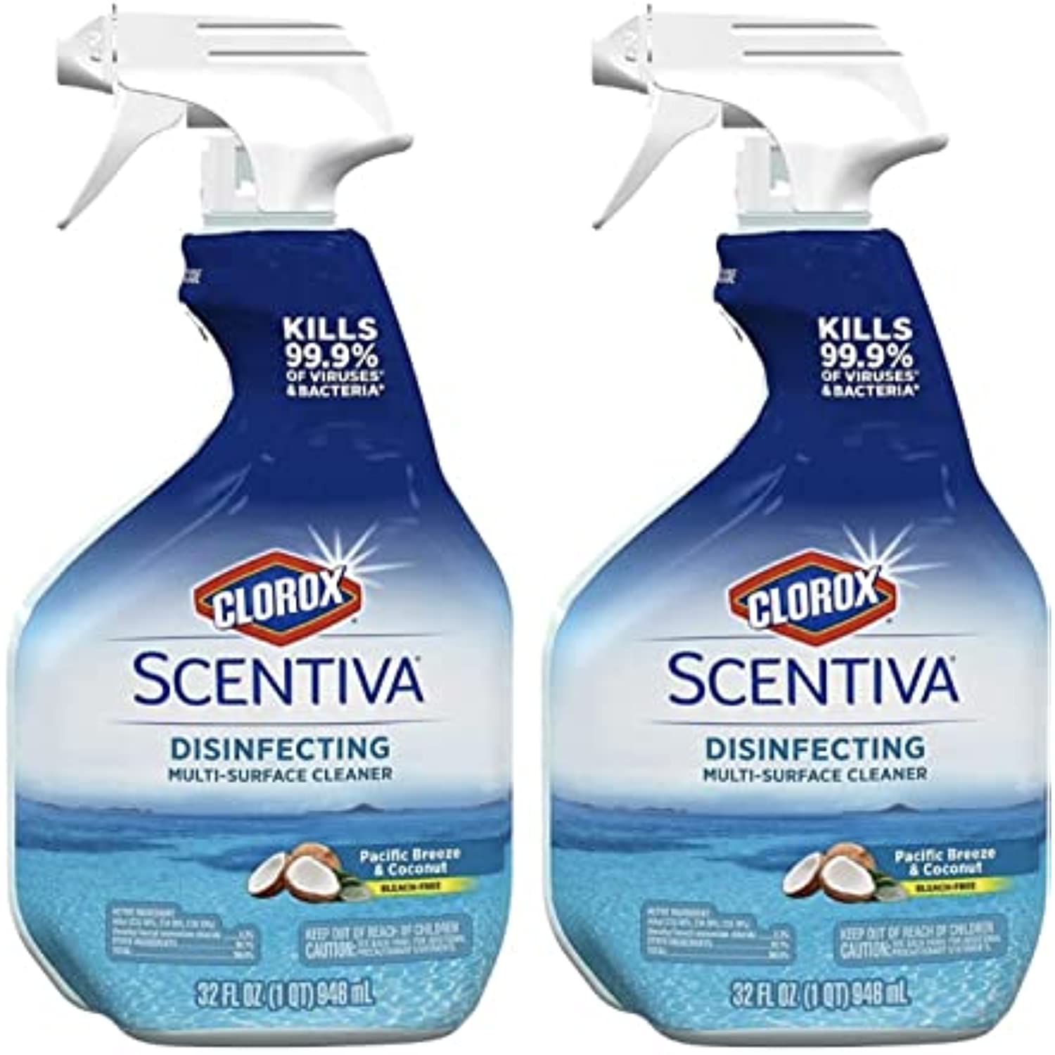 Clorox Scentiva Multi Surface Cleaner Spray, Pacific Breeze & Coconut