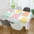 thumbnail image 2 of Yayeee Tablecloths 54" x 54" Rectangle Wrinkle Resistant Party Table Cover, Cute Gummy Bears Pattern, 2 of 8