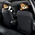 thumbnail image 6 of Eolstice Evil Zippered Bear Car Pillow Cover, Adorable Bear Print Pillowcase, Car Seat Backrest Cover, For Automotive Interior, Themed Decor, Gift For Kids, Soft Fabric(Black-2), 6 of 6