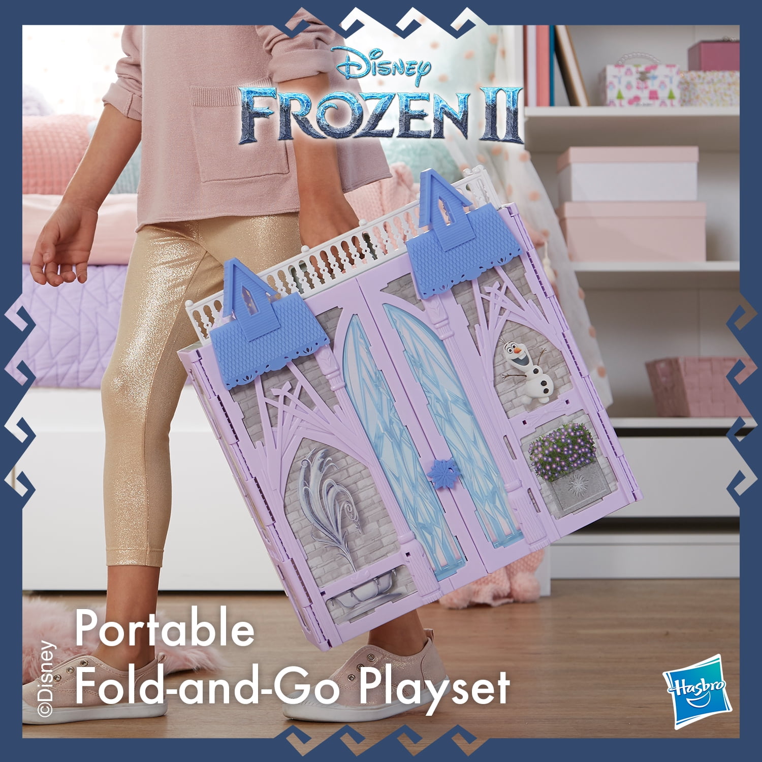 Disney Frozen 2 Fold & Go Arendelle Castle Playset 