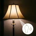 thumbnail image 3 of 2pcs Cast Iron Lamp Shade Harp Holder Bracket for Floor and Desk Lamps, Lamp Accessories for Lighting Fixtures, 3 of 6