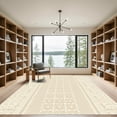 thumbnail image 2 of ODIKA 5'x7' Machine Washable Non-Slip Area Rug, Geometric Beige High Traffic Rug with Pad, Beige, 1040236, 2 of 8