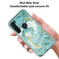 thumbnail image 2 of Moto G Stylus Case, Moto G Pro Case, KAESAR Hybrid Bling Glitter Sparkle Laser Green Marble Graphic Fashion Cute Colorful Skin Cover Shockproof Case for Moto G Stylus/G Pro, 2 of 5