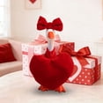 thumbnail image 6 of Darzheoy Valentines Day Porch Goose Outfits Lace Heart Bow Dress in Red White for 23 Inch Lawn Goose Romantic Yard Porch Decor, 6 of 8