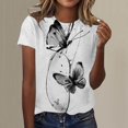 thumbnail image 2 of WEAIXIMIUNG T-Shirt à Manches Courtes Col Rond Imprimé pour Femmes Saint-Valentin, 2 of 5
