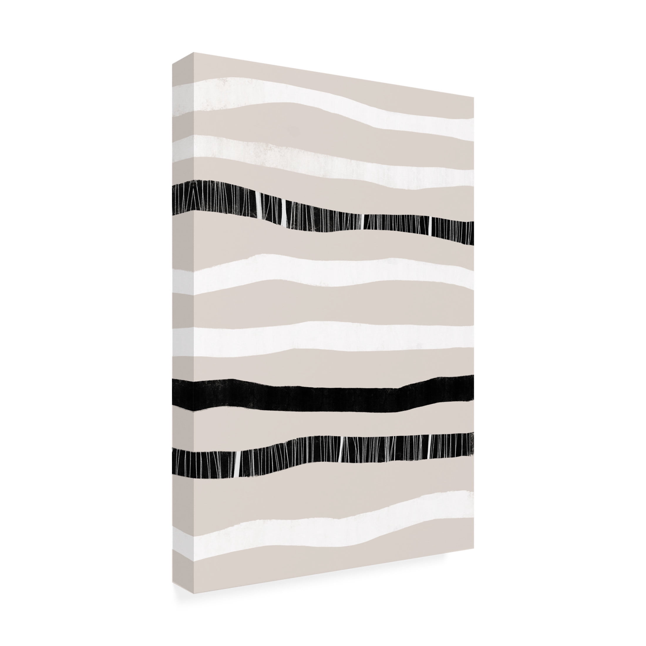Trademark Fine Art uplusmestudio Stripes and Harmony Canvas Wall Art