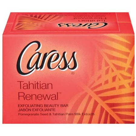 Caress: Tahitian Renewal Exfoliating 4.25 Oz Beauty Bar, 2 ct