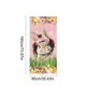 thumbnail image 3 of Decoraciones de Pascua, adornos de Pascua, regalos de Pascua, cortina de puerta de Pascua, decoraciones para fiestas, cubierta de puerta de fibra de poliéster, 3 of 6