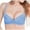 Sky Blue, variant on Ltctricy Wireless Bras for Women Seamless Spaghetti Strap Plunge Lifting Push up Lace Bralettes Comfortable Everyday Bras(Green,44C)