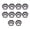 10PS, variant on 10/50 Pcs Dog Paws Iron On Patches Applique Patches Paws Repair Patches Embroidered Patches for Bag Decoration