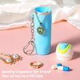thumbnail image 4 of 8 Pack Mini Tumbler Keychain, Mini Cup Keychain Chapstick Holder for Women Girls, 4 of 7
