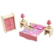 thumbnail image 2 of Mini modelo de muebles no tóxicos 1/12 accesorios de casa de muñecas de madera (dormitorio) Hugtrwg libre de BPA, 2 of 8