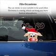 thumbnail image 3 of Kenally Adhesivo para ventana de coche con forma de Animal, autoadhesivo portátil, lateral, trasero, decorativo, Navidad, automóvil, accesorios de Ventana automotriz Kenally VI017199-00B, 3 of 6