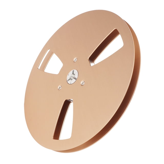 Carrete de Cinta Vacío de 1/4 7 Pulgadas Teac, Grabadora de Sonido de Aleacio de Aluminio, Cubcelta de Cinta de Carrete Un Carrete Compatible, Accesorio de Reemplazo de