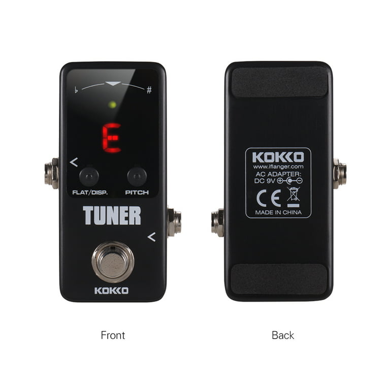 KOKKO FTN2 Chromatic Guitar Tuner Pedal with LED Display True Bypass Guitar  Effects Pedal for Instrument Accessories