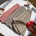 thumbnail image 6 of Zanarzt Girls Pants Toddler Kids Summer Cotton Linen Pants Boys Girls Casual Plaid Long Pant Beach Pants 18-24 Months,Black, 6 of 8