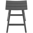 thumbnail image 4 of Florence Outdoor 29" HDPE Plastic Saddle Seat Barstool in Gray, 4 of 6