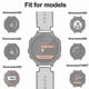 thumbnail image 2 of Garmin Forerunner 230 / 235 / 620 / 630 / 735xt Two Tone Silicone Sports Strap Black 1 Piece, 2 of 3