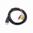 thumbnail image 7 of HDMI-compatible To 3RCA Cable 1.5M Audio Video Wire Cable Connector Adapter for Set-Top Box To TV, 7 of 7