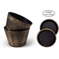 thumbnail image 2 of Set of 2 Plastic Whiskey Barrels Rustic Look (2 planters + 2 Matching Saucers) French Country Style Flowerpot Indoor Outdoor Garden Patio Office Home Decor Use Reusable Light Weight, 2 of 7