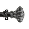 thumbnail image 3 of InStyleDesign  Amor Adjustable Black Curtain Rod Set 28 to 48 inches, 3 of 3