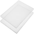 thumbnail image 1 of KAKOWELY greeting card storage box 2 Pcs Clear Plastic Document Organizer Box for Birth Certificates and Important Papers Document Boxes Portable File Cases File Organizers (A5), 1 of 5
