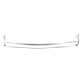 thumbnail image 2 of Adjustable Double-Curved Shower Rod, Chrome, Aluminum, Wall Mounted, 44 to 70 Inches, 2 of 7