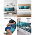 thumbnail image 5 of Ocean Shipwrecks Body Pillow Case Cover - Microfiber Bed Throw Pillow Covers, Coastal Nautical Dolphins Vintage Decorative Lumbar Pillow Cover with Envelope Closure for Sofa/Travel 20"x54", 5 of 6