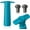 Blue, variant on Vacu Vin Wine Saver Pump Grey with Vacuum Wine Stopper - Keep Your Wine Fresh for up to 10 Days - 1 Pump 2 Stoppers - Reusable - Made in the Netherlands