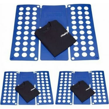 Shirt Folding Board, T shirt Clothes Folder With No Assembly Required And Creative Practicality For Quick Laundry Folding At Home (Blue)