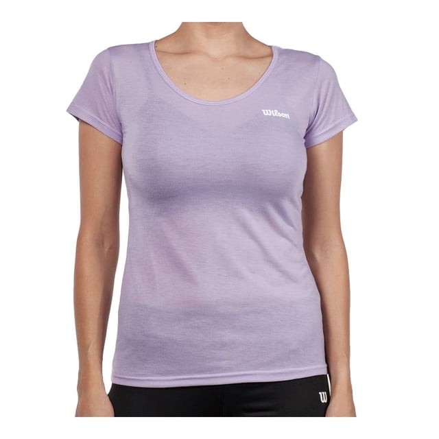 Playera Wilson para Mujer, Lila Talla M