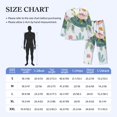 thumbnail image 4 of Salouo Turtle and Sea Life Print Button-Front Long Sleeve Pajama Set for Men, Soft 2Pjs Men's Long Sleeve Sleepwear-X-Large, 4 of 7