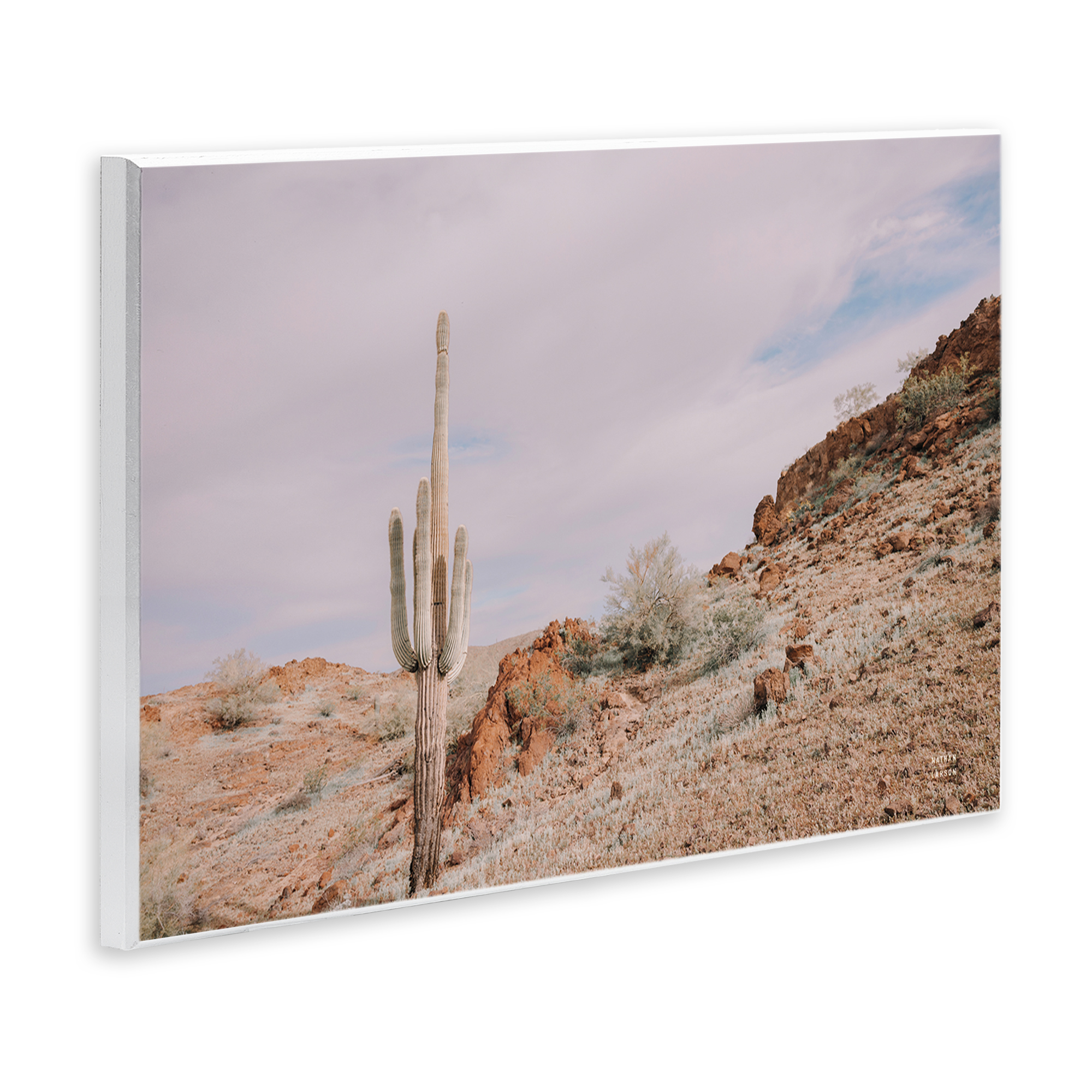 Stupell Industries The Climb Desertscape Landscape & Nature Photography Unframed Art Print Wall Art, 19 x 13