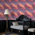 thumbnail image 4 of Boho Peel and Stick Wallpaper Enchanting Sky Glowing Sun Crescent Moon Radiant Hues Wall Mural 23.6in x 9.8ft Self Adhesive Removable Wall Paper Contact Paper for Nursery Bedroom Cabinets, 4 of 8