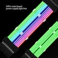 thumbnail image 2 of Extension Cable Computer Motherboard Power Supply Light Line 5v Argb Lighting Strip 24pin / 2 x 8pin / 3 x 3pin, 2 of 9