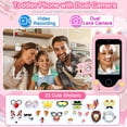 thumbnail image 3 of Juguetes de aprendizaje para teléfonos inteligentes con pantalla táctil Luoba para niños, 8 GB, 3 of 7
