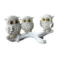thumbnail image 2 of Baoblaze Owl Figurine Creative Cute Ornament Animal Sculpture for Desk Bedroom Office 17x7x9.5cm, 2 of 8