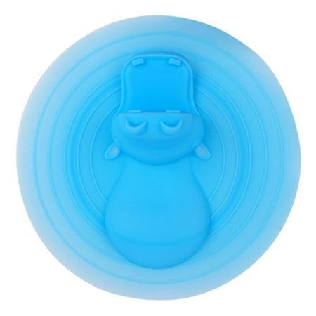 

RNUIOH Hippopotamus Silicone Water Tank Bathtub Sink Stopper Drain Plug (Blue)