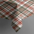 thumbnail image 3 of Red and Green Christmas Plaid Pattern Rectangle Tablecloth 60"x84",Waterproof Polyester Rectangle Table Cloth, Wipeable Spillproof Polyester Tablecloth for Dining, Camping, Indoor and Outdoor, 3 of 5