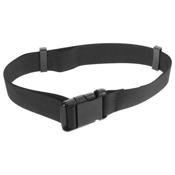 Raindrops Comfortable Outdoor Canvas Tool Belt with Adjustable Buckle in Black