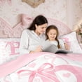 thumbnail image 5 of Erosebridal Dreamy Initial A-Z Comforter Sets Twin Size, Initial Letter B Comforters & Duvets, Girly Fairly Decor, Reversible, 5 of 7
