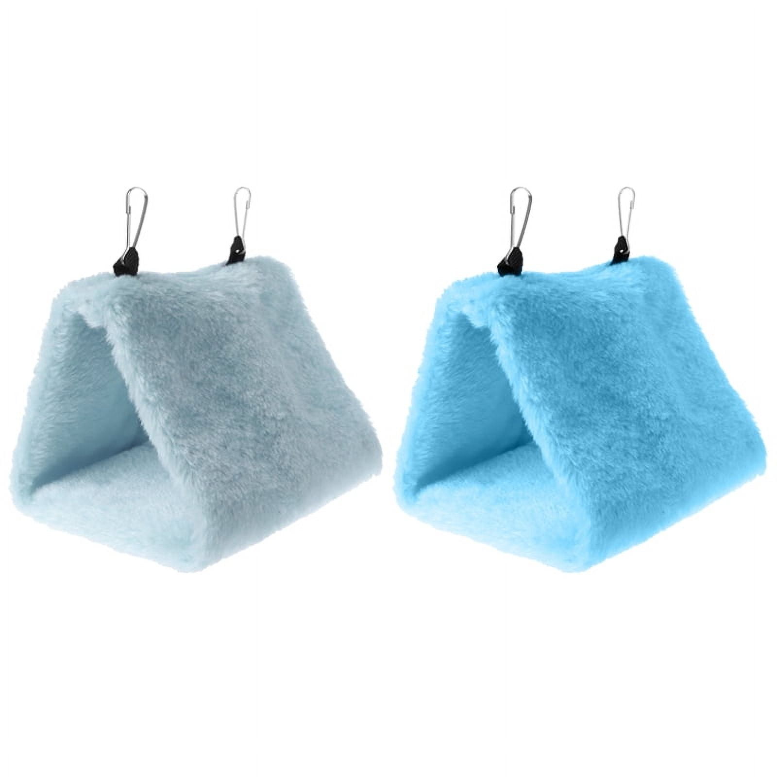 Necvior Parrot Hammock Snuggle Happy Hut Hanging Tent Winter Warm House Small Hideaway for Finch Canary Budgie Conure