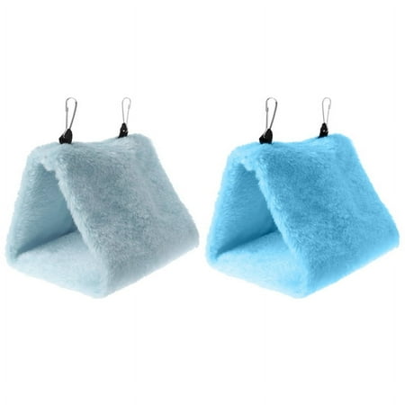 CIYISON Parrot Hammock Snuggle Happy Hut Hanging Tent Winter Warm House Small Animal Hideaway for Finch Canary Budgie Conure