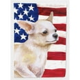 thumbnail image 1 of Chihuahua Leg up Drapeau Patriotique de Jardin, 1 of 1